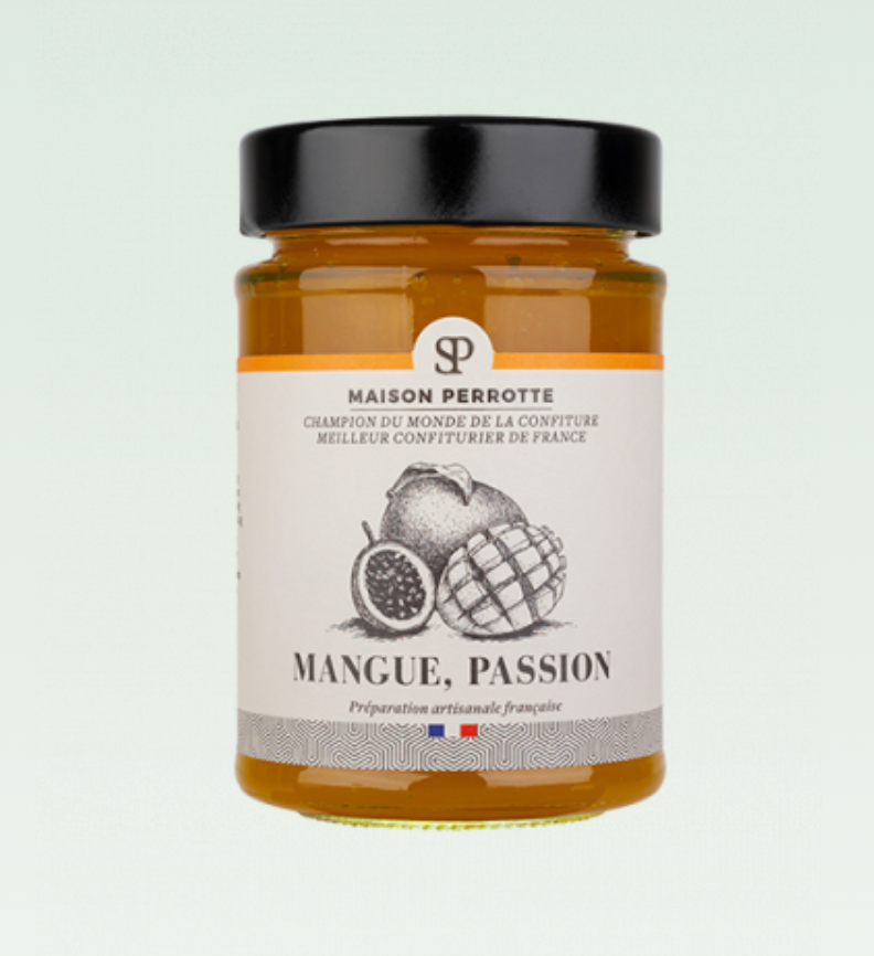 芒果百香果醬 mangue passion 210g - Maison Perrotte