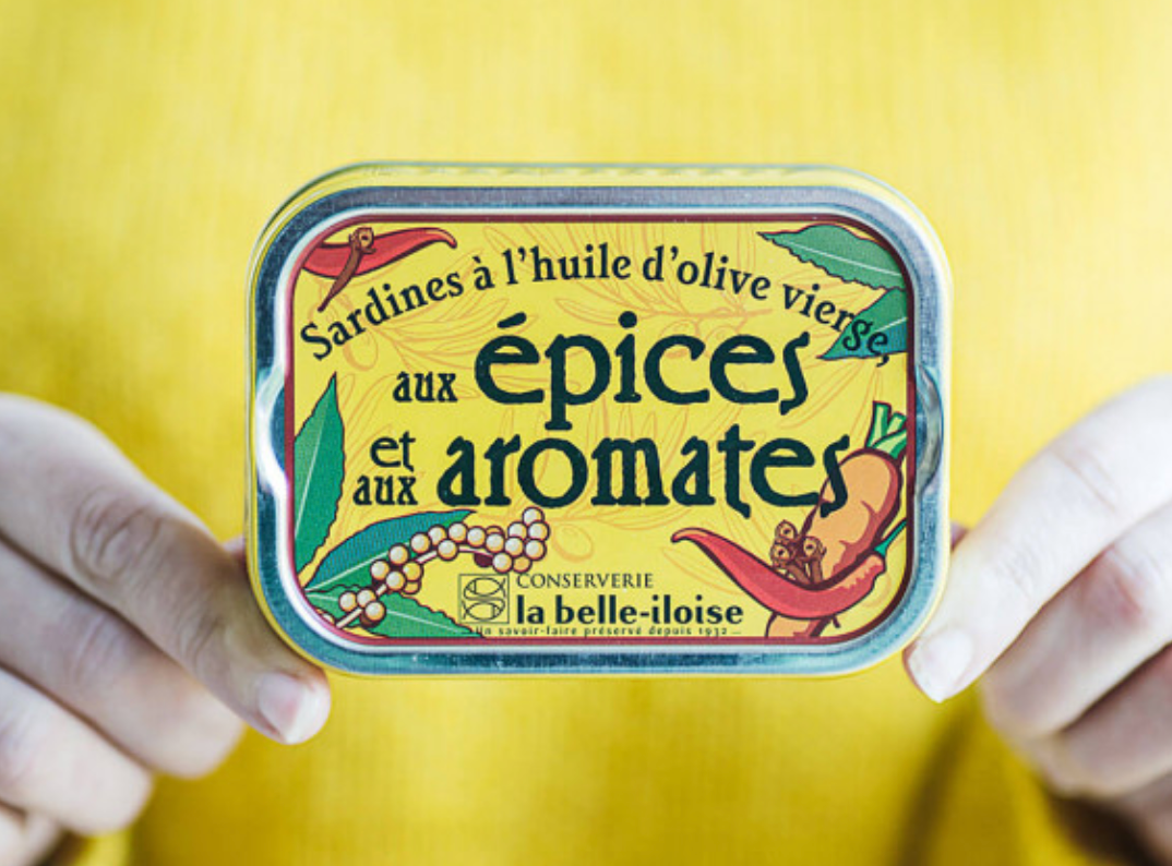 La Belle-Iloise 橄欖油香料草藥沙甸魚罐頭 - Sardines à l’Huile d’Olive aux Épices et aux Aromates