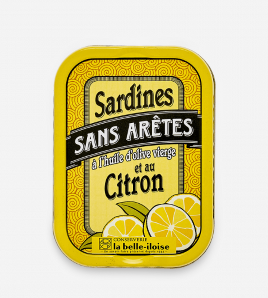 La Belle-Iloise 無骨橄欖油檸檬沙甸魚罐頭 - Sardines sans Arêtes à l’Huile d’Olive et au Citron