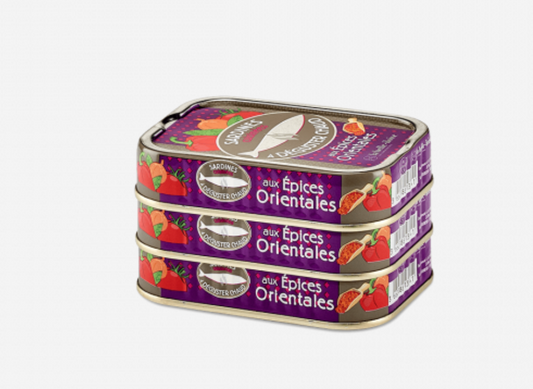 La Belle-Iloise 東方香料熱食沙甸魚罐頭 - Sardines à Déguster Chaud aux Épices Orientales