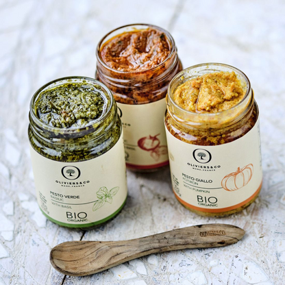 有機紅醬｜番茄・羅勒  PESTO ROSSO BIO - TOMATE ET BASILIC - Oliviers&Co