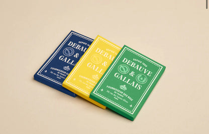 3 款迷你朱古力片組合（每塊 30g）- Debauve et Gallais