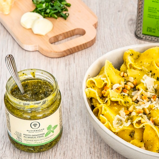 主廚 Jean-Marie Meulien 演繹的意大利經典 青醬｜羅勒・巴馬臣芝士 PESTO GENOVESE - BASILIC ET PARMESAN - Oliviers&Co