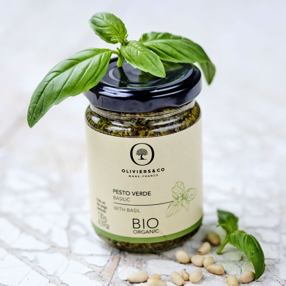 有機青醬｜羅勒  PESTO VERDE BIO - BASILIC - Oliviers&Co