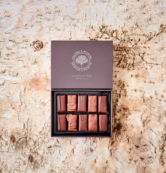 經典果仁夾心朱古力10粒裝 - Les Chocolats de Yannick Alléno