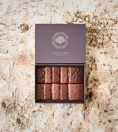 經典雙色酥脆餅乾朱古力 10塊裝 - Les Chocolats de Yannick Alléno