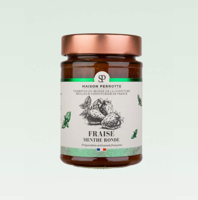 草莓薄荷果醬 210g fraise menthe - Maison Perrotte