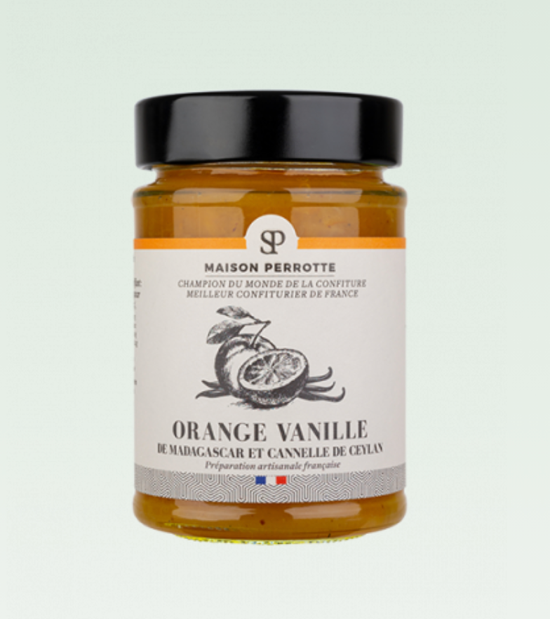 橙子香草肉桂果醬 Orange Vanille 210g - Maison Perrotte