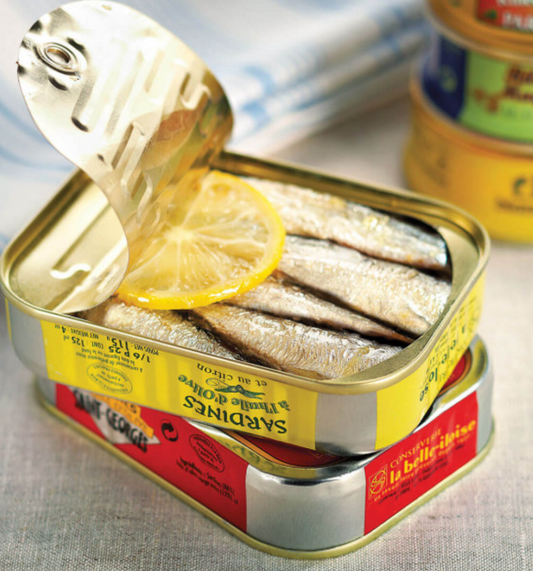 La Belle-Iloise 橄欖油檸檬沙甸魚罐頭 - Sardines à l’Huile d’Olive et au Citron