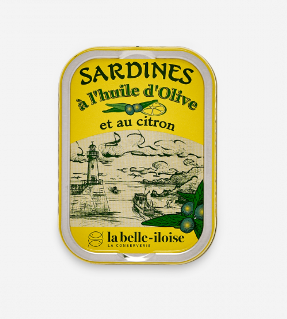 La Belle-Iloise 橄欖油檸檬沙甸魚罐頭 - Sardines à l’Huile d’Olive et au Citron