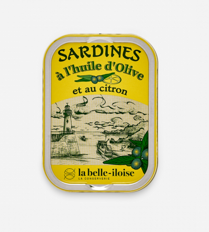 La Belle-Iloise 橄欖油檸檬沙甸魚罐頭 - Sardines à l’Huile d’Olive et au Citron