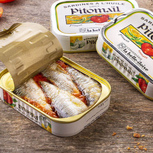 La Belle-Iloise Pitomail醬沙甸魚罐頭 - Sardines à l’Huile Sauce Pitomail