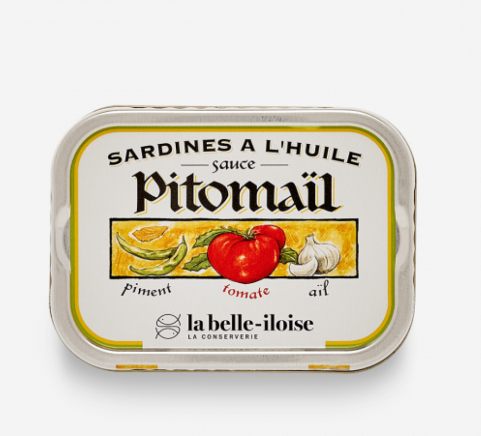 La Belle-Iloise Pitomail醬沙甸魚罐頭 - Sardines à l’Huile Sauce Pitomail