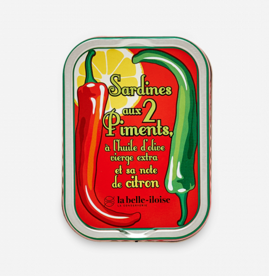 La Belle-Iloise 雙辣椒檨檬沙甸魚罐頭 - Sardines aux Deux Piments et sa Note de Citron