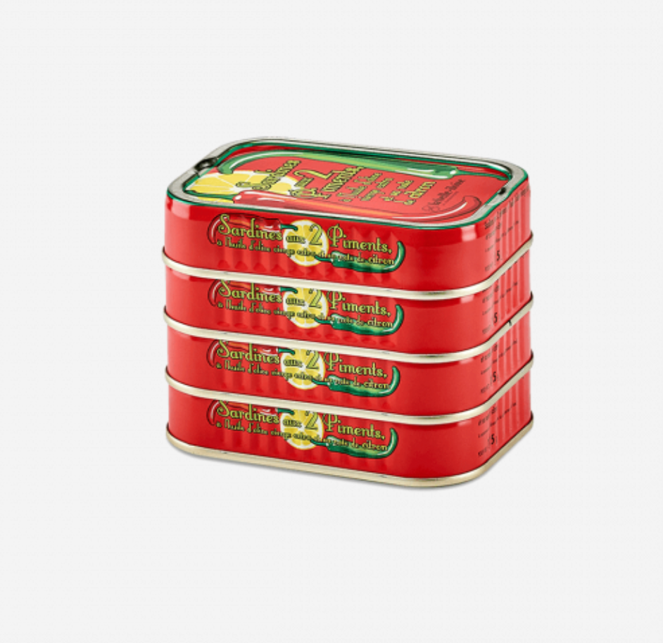 La Belle-Iloise 雙辣椒檨檬沙甸魚罐頭 - Sardines aux Deux Piments et sa Note de Citron