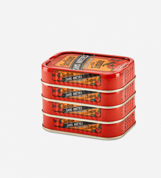 La Belle-Iloise 無骨番茄橄欖油沙甸魚罐頭 - Sardines sans Arêtes à l’Huile d’Olive et à la Tomate
