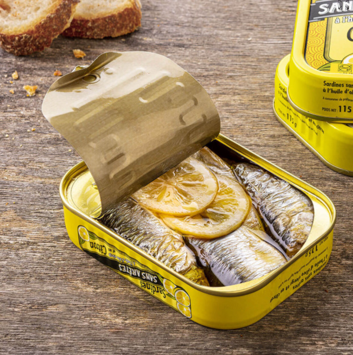 La Belle-Iloise 無骨橄欖油檸檬沙甸魚罐頭 - Sardines sans Arêtes à l’Huile d’Olive et au Citron