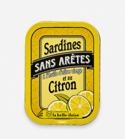 La Belle-Iloise 無骨橄欖油檸檬沙甸魚罐頭 - Sardines sans Arêtes à l’Huile d’Olive et au Citron