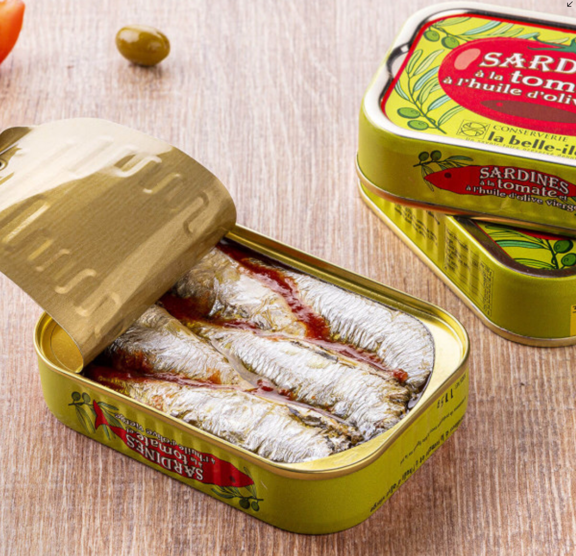 La Belle-Iloise 橄欖油番茄沙甸魚罐頭 - Sardines à l’Huile d’Olive et à la Tomate