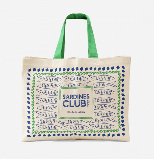 La Belle-Iloise 有機棉沙甸魚帆 - Sac à Sardines en Coton Bio
