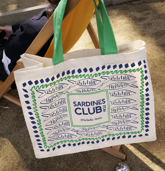 La Belle-Iloise 有機棉沙甸魚帆 - Sac à Sardines en Coton Bio
