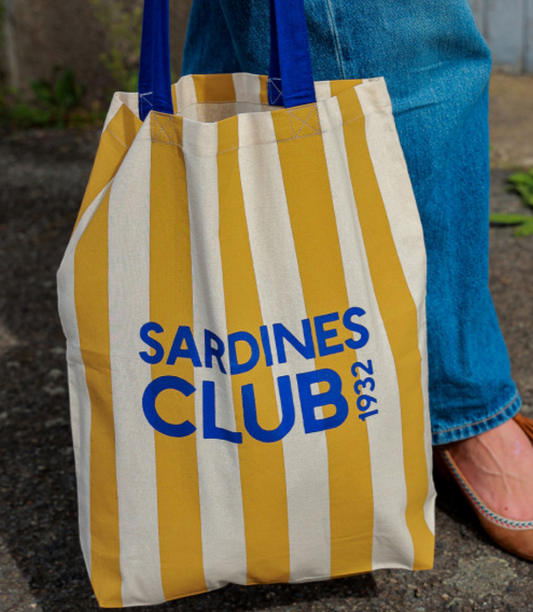 La Belle-Iloise Sardines Club Tote Bag - Tote Bag Sardines Club