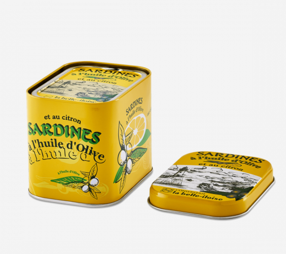 La Belle-Iloise 橄欖油檸檬沙甸魚收藏盒 - Boîte Sardines Huile d’Olive et Citron