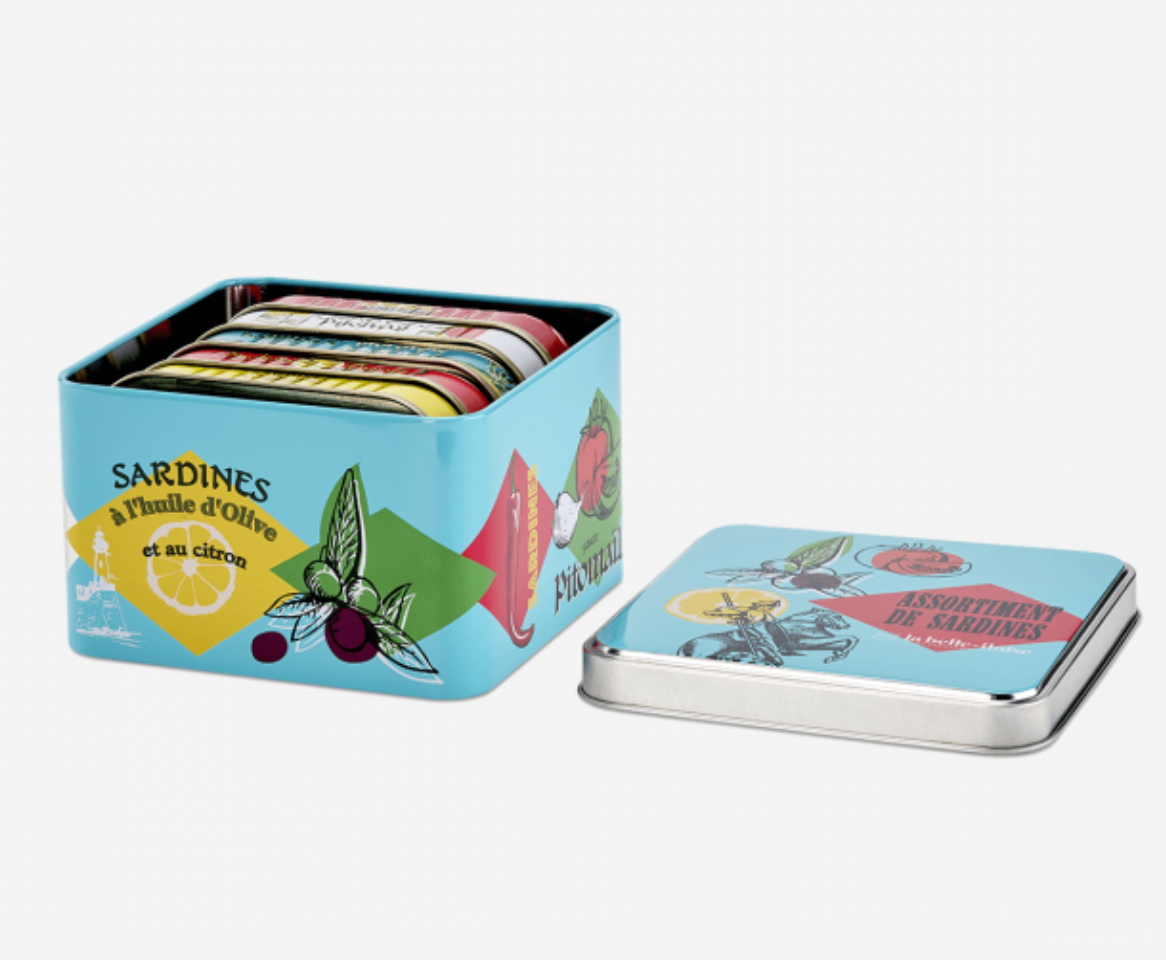 La Belle-Iloise 5款沙甸魚組合收藏盒 - Boîte Assortiment de Sardines