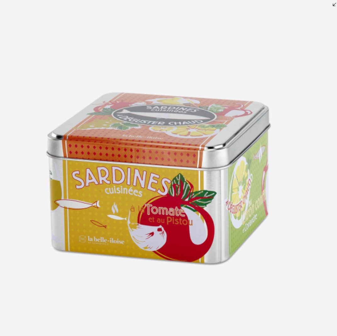 La Belle-Iloise 熱食沙甸魚收藏盒 - Boîte à Sardines à Déguster Chaud
