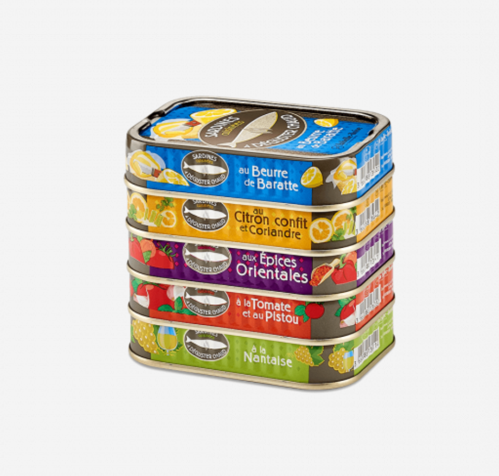 La Belle-Iloise 熱食沙甸魚收藏盒 - Boîte à Sardines à Déguster Chaud