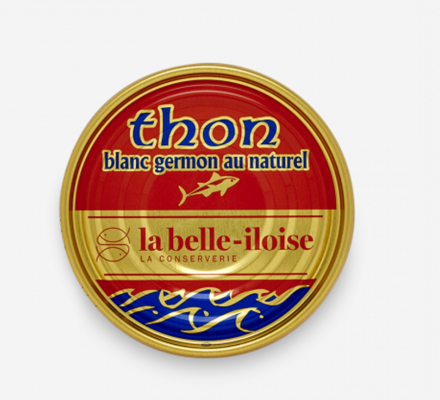 La Belle-Iloise 天然原汁頂級長鰭吞拿魚罐頭（無油） - Thon Blanc Germon au Naturel Sans Huile