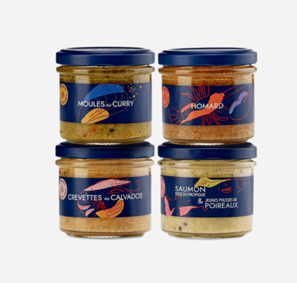 店主推 - La Belle-Iloise 熱食海鮮抹醬組偈 - Assortiment de Tartinables à Déguster Chaud