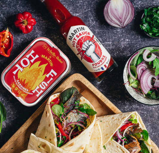 La Belle-Iloise x Sauces Martin - Hot Fish 沙甸魚罐頭 - Sardines Hot Fish