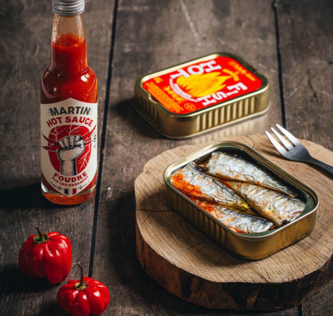 La Belle-Iloise x Sauces Martin - Hot Fish 沙甸魚罐頭 - Sardines Hot Fish