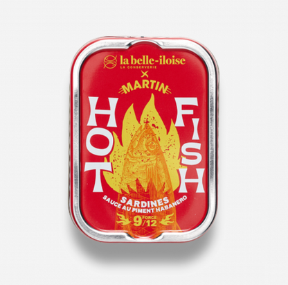 La Belle-Iloise x Sauces Martin - Hot Fish 沙甸魚罐頭 - Sardines Hot Fish