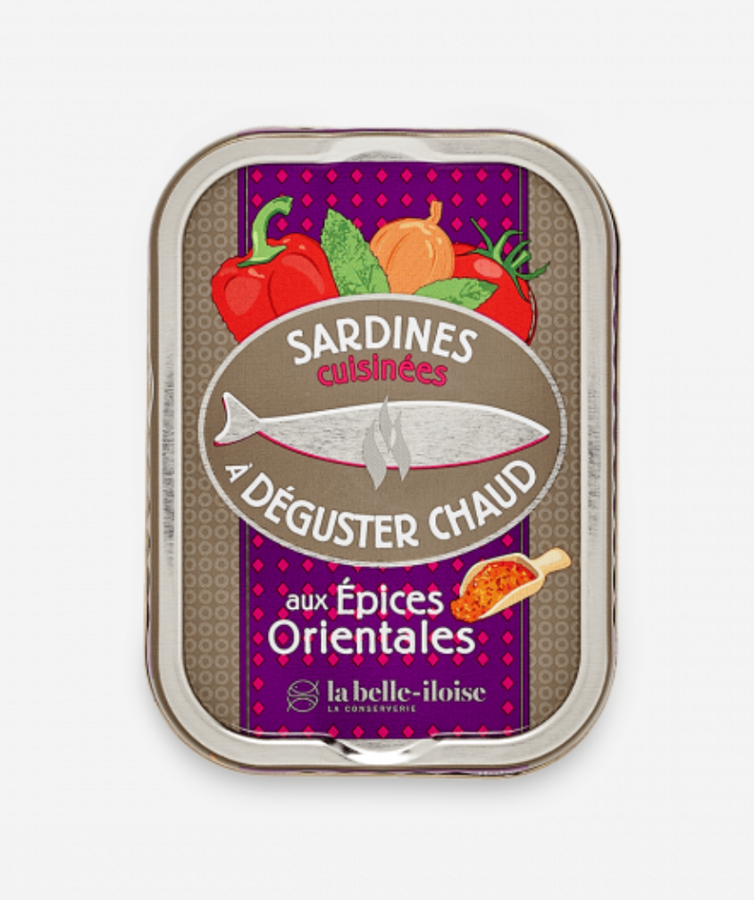 La Belle-Iloise 東方香料熱食沙甸魚罐頭 - Sardines à Déguster Chaud aux Épices Orientales