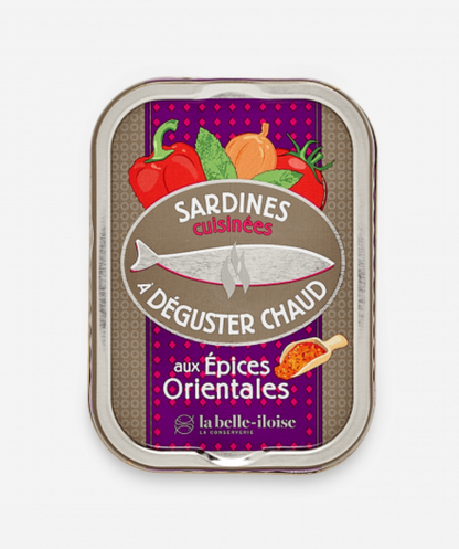 La Belle-Iloise 東方香料熱食沙甸魚罐頭 - Sardines à Déguster Chaud aux Épices Orientales
