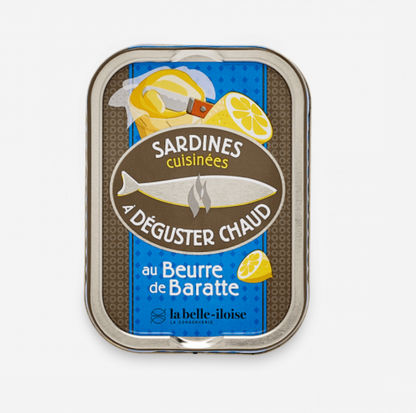 La Belle-Iloise 農莊發酵牛油熱食沙甸魚罐頭 - Sardines à Déguster Chaud au Beurre de Baratte