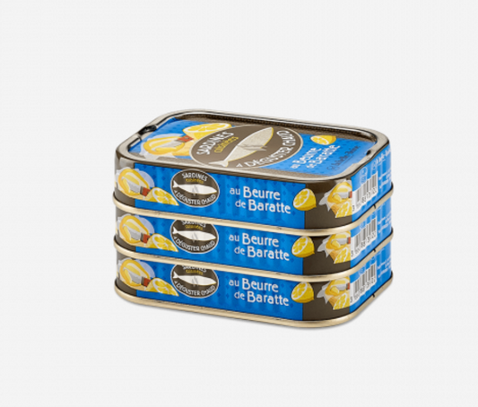 La Belle-Iloise 農莊發酵牛油熱食沙甸魚罐頭 - Sardines à Déguster Chaud au Beurre de Baratte