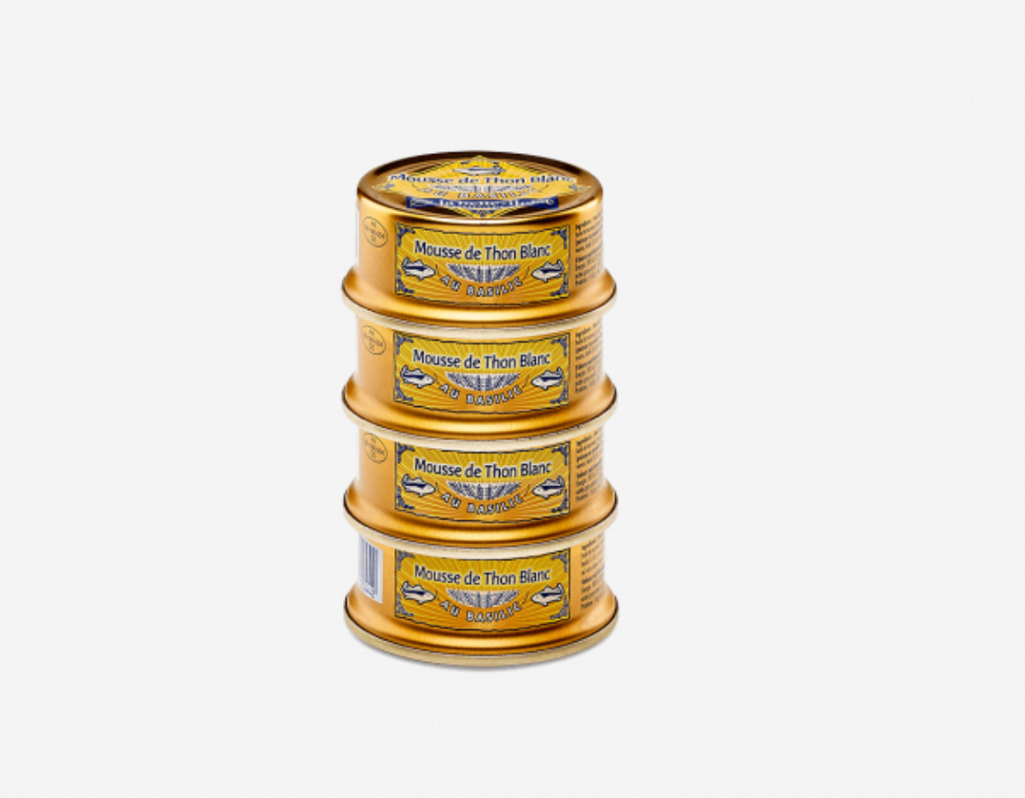 La Belle-Iloise 羅勒白吞拿魚慕斯（4罐裝）Mousse de Thon au Basilic