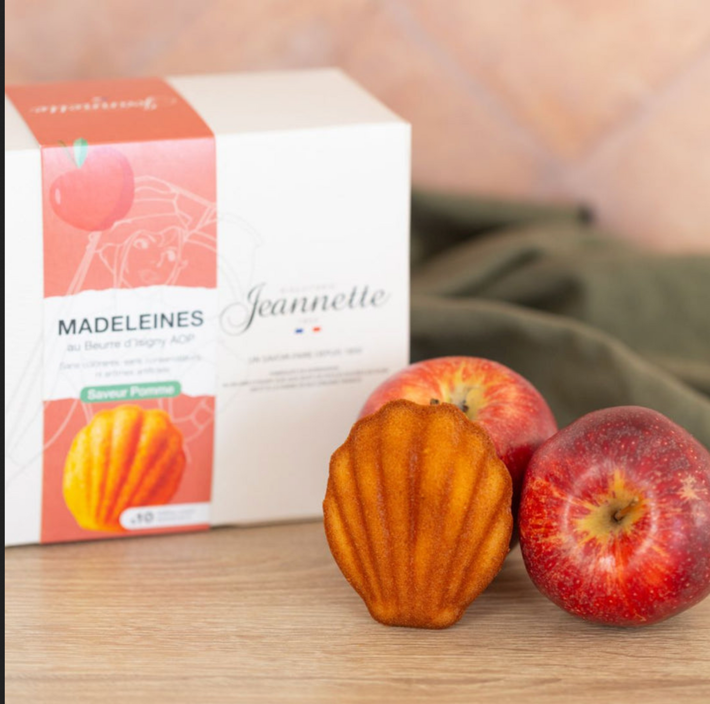 蘋果味瑪德蓮 pomme 10件裝 - Jeannnette