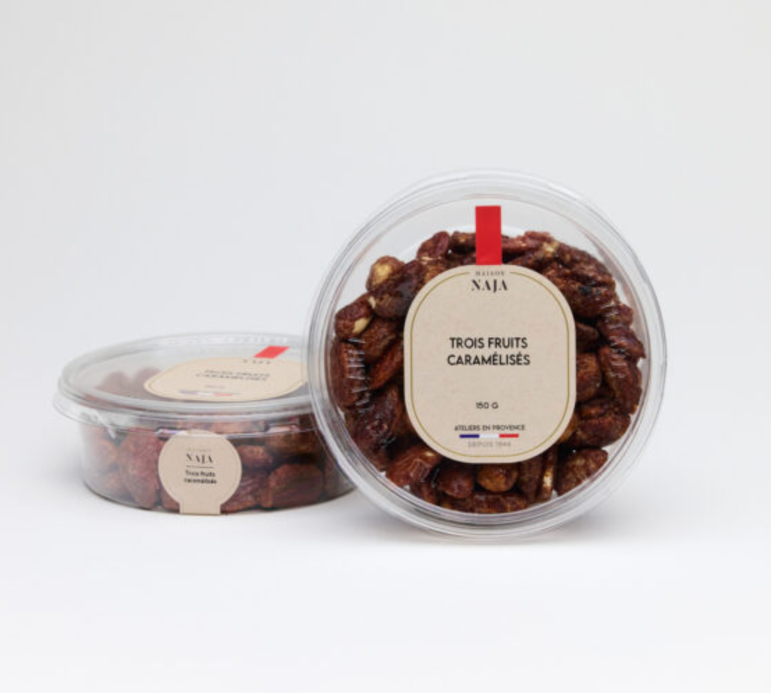 有機三果焦糖果仁混合 | Trois Fruits Caramelîsés - Maison Naja